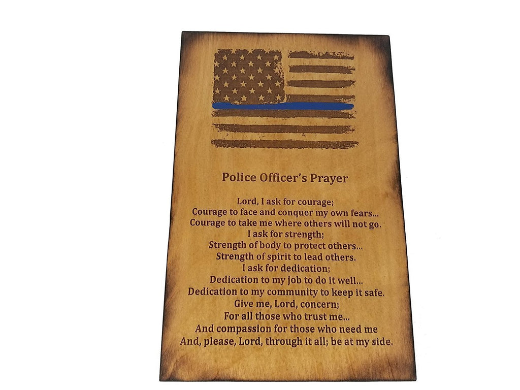 Police officer gifts Thin Blue Line American Flag police academy