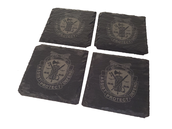 US Army Military Police - MP Slate Coaster Set