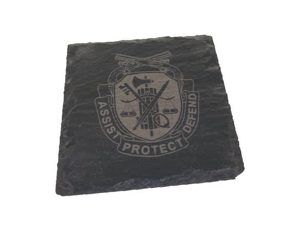 US Army Military Police - MP Slate Coaster Set