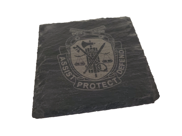 US Army Military Police - MP Slate Coaster Set