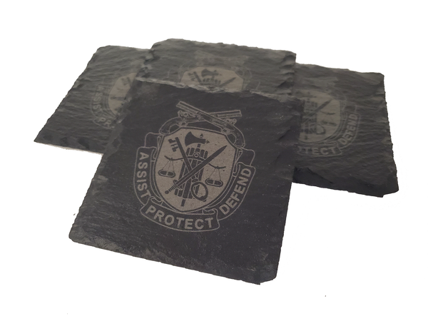 US Army Military Police - MP Slate Coaster Set