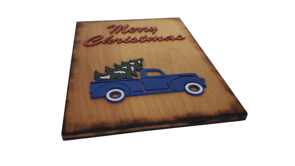 Merry Christmas Truck Sign